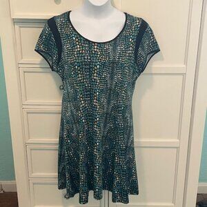 Nue Options Blue/Green Dress Size L